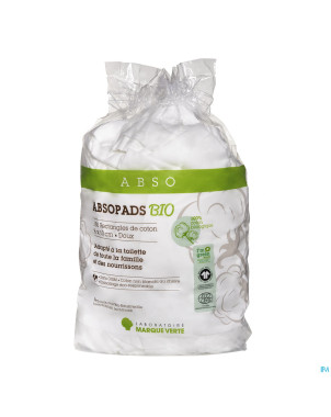 Marque v absopads bio rectangle coton 8x10cm   180