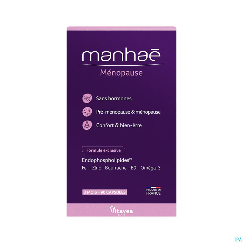 Vitavea manhae menopause 3 mois    caps 90