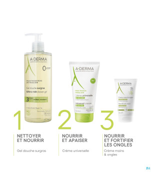 Aderma indisp.gel douche surgras 750ml