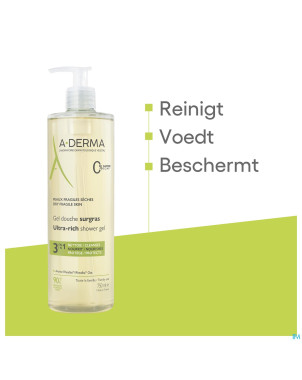 Aderma indisp.gel douche surgras 750ml