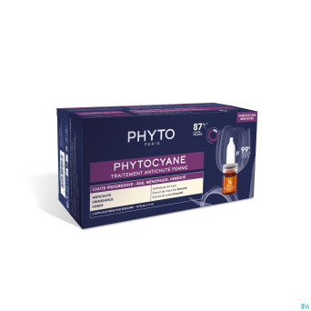 Phytocyane traitement chute reactionnel. amp12x5ml