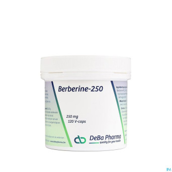 Berberine 250mg    v-caps 120 deba