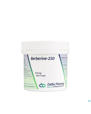 Berberine 250mg    v-caps 120 deba