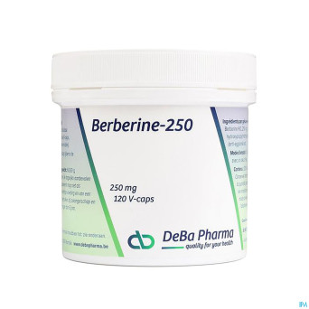 Berberine 250mg    v-caps 120 deba
