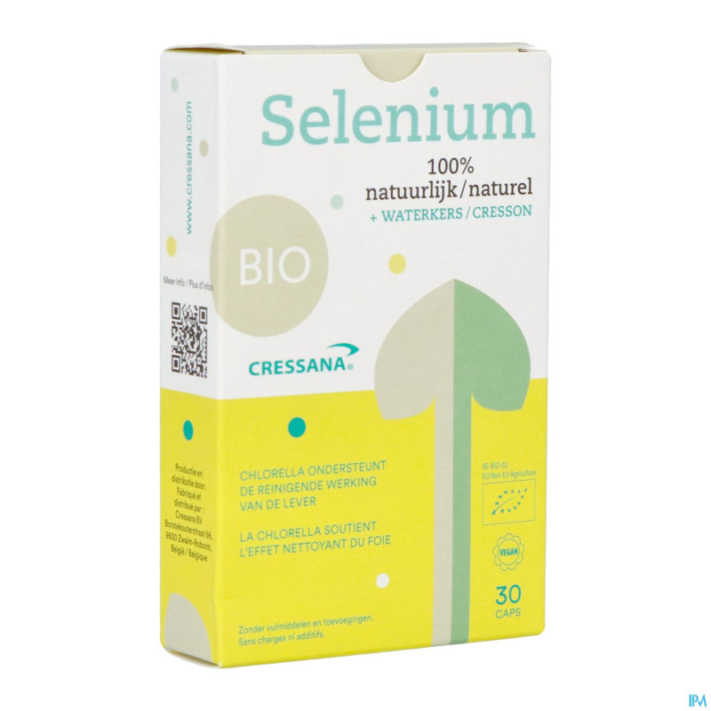 Cressana bio selenium + cresson fontaine caps 30