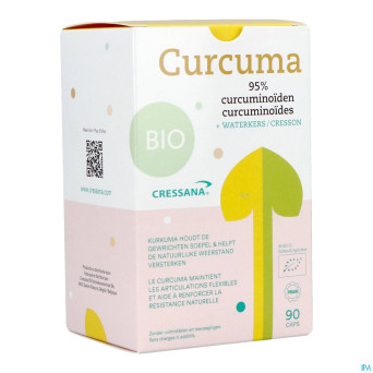 Cressana bio curcuma caps 90