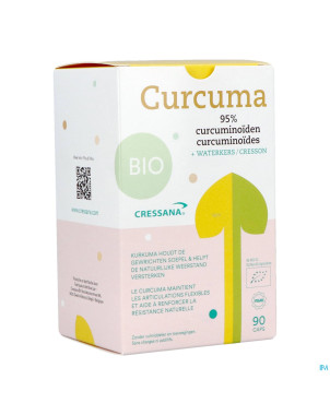 Cressana bio curcuma caps 90