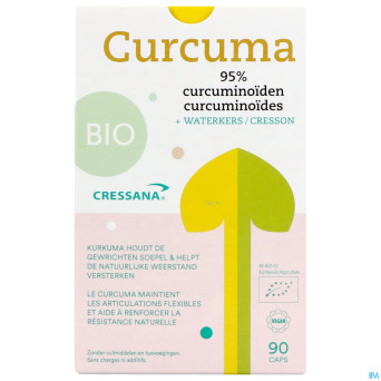 Cressana bio curcuma caps 90