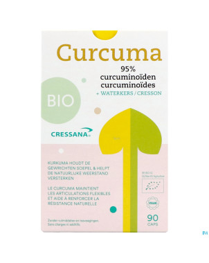 Cressana bio curcuma caps 90