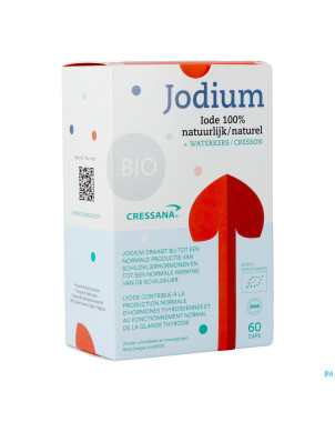 Cressana bio jodium+chlorella+cresson font.caps 60