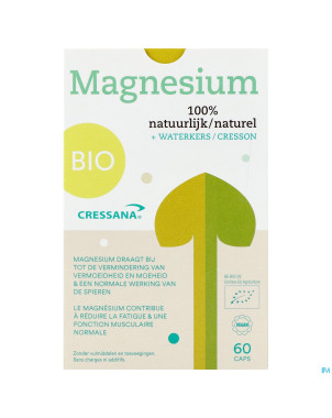 Cressana bio magnesium + cresson fontaine caps 60