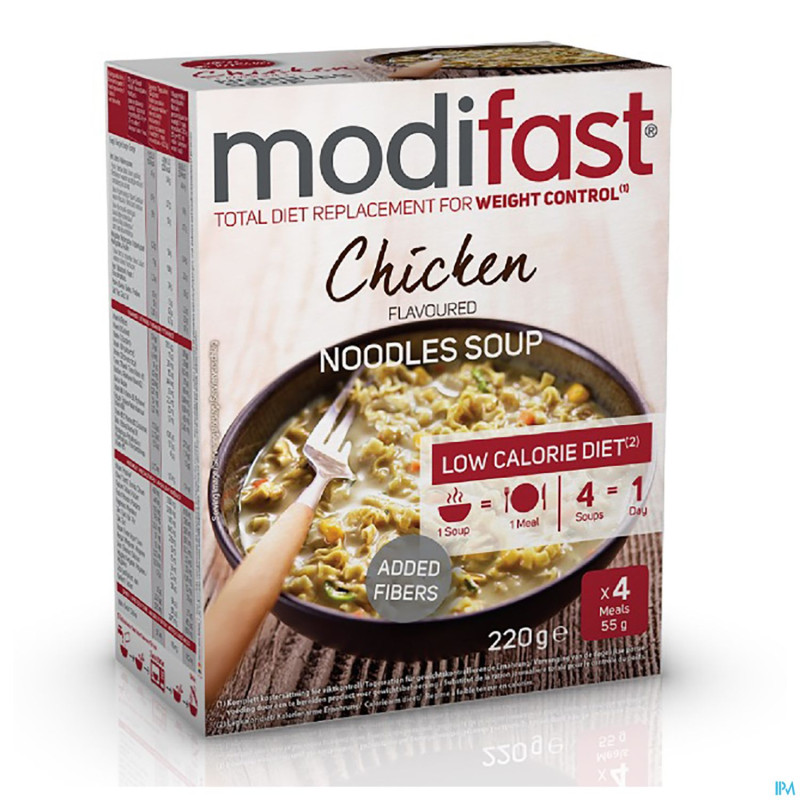 Modifast lcd chicken noodles sach 4x55g
