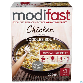 Modifast lcd chicken noodles sach 4x55g