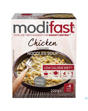 Modifast lcd chicken noodles sach 4x55g
