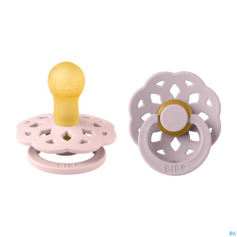 Bibs 1 sucette boheme duo blossom/lilac 2