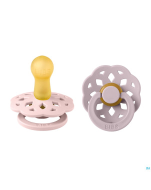 Bibs 2 sucette boheme duo blossom/lilac 2