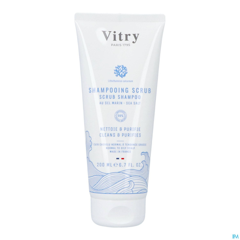 Vitry les essentiels sh scrub sel marin    200ml