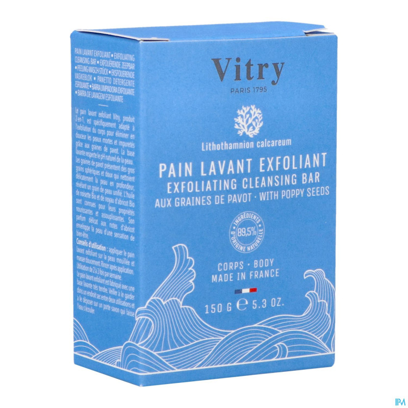 Vitry les essentiels pain lavant exfoliant    150g