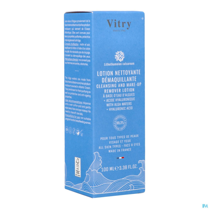 Vitry les essentiels lotion nettoyant demaq. 100ml