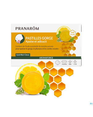 Pranarom aromaforce gorge miel/citr.s/sucre past24