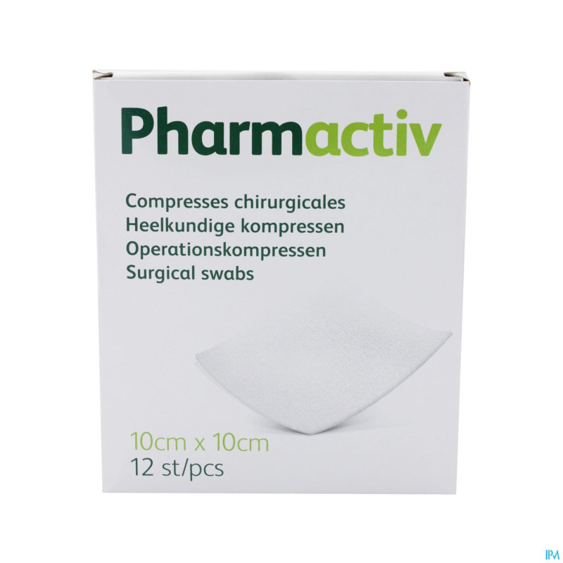 Careway compresses steriles 8pl 10x10cm    12