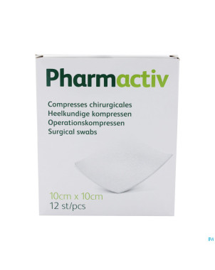 Careway compresses steriles 8pl 10x10cm    12