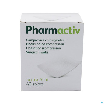 Careway compresses steriles 8pl 5x5cm    40