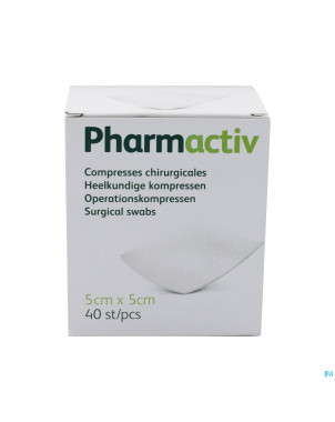 Careway compresses steriles 8pl 5x5cm    40