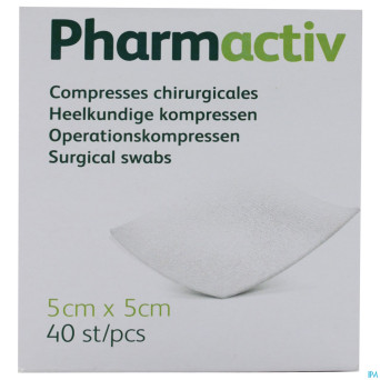 Careway compresses steriles 8pl 5x5cm    40