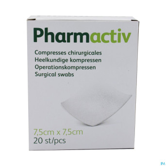 Careway compresses steriles 8pl 7,5x7,5cm    20