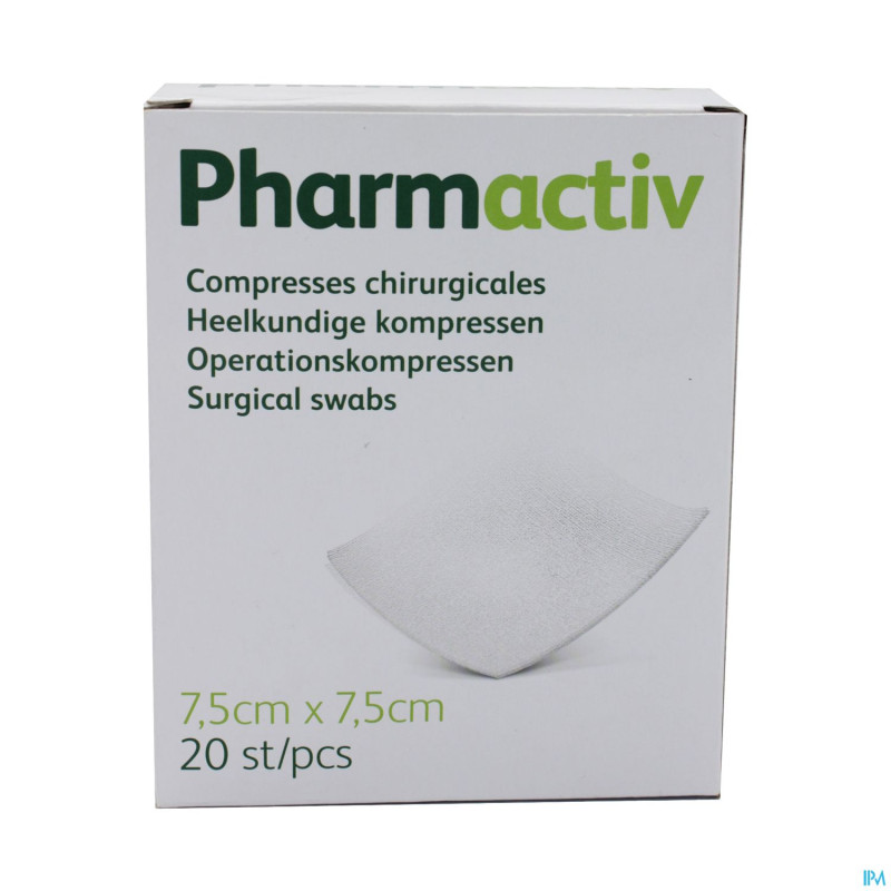 Careway compresses steriles 8pl 7,5x7,5cm    20