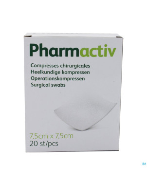Careway compresses steriles 8pl 7,5x7,5cm    20
