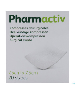 Careway compresses steriles 8pl 7,5x7,5cm    20