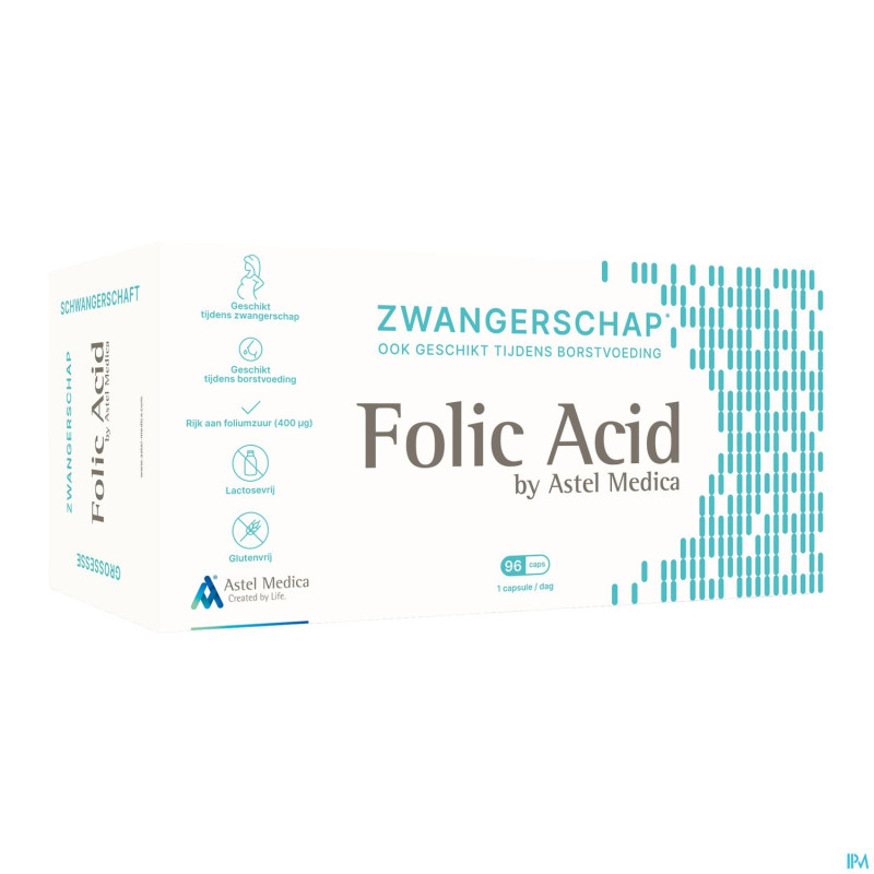 Folic acid    caps 96