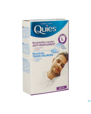 Quies a/ronflement bandelette nasale l 24
