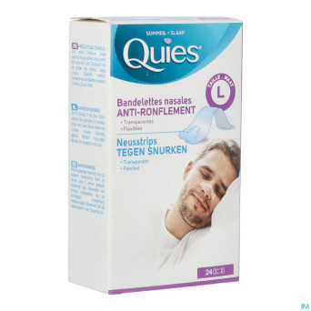 Quies a/ronflement bandelette nasale l 24