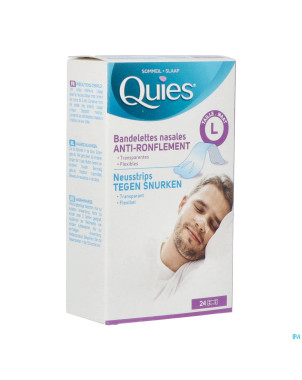 Quies a/ronflement bandelette nasale l 24