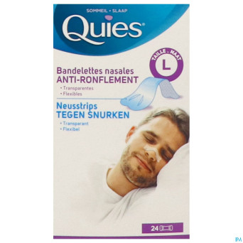 Quies a/ronflement bandelette nasale l 24