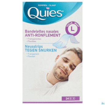 Quies a/ronflement bandelette nasale l 24