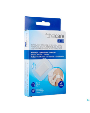 Febelcare med3 pans. adh. ster. wtp  7x5cm 5