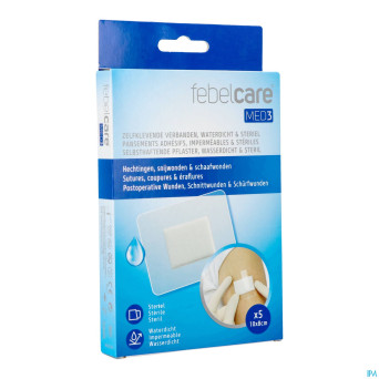 Febelcare med3 pans. adh. ster. wtp  8x10cm 5