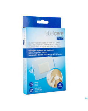 Febelcare med3 pans. adh. ster. wtp  8x10cm 5