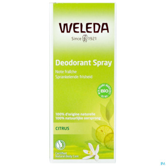 Weleda citrus deodorant spray 100ml