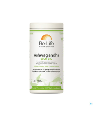 Ashwagandha 5000 bio be life    caps 180