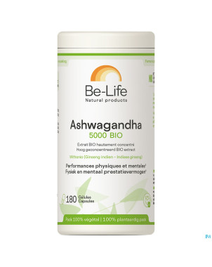 Ashwagandha 5000 bio be life    caps 180