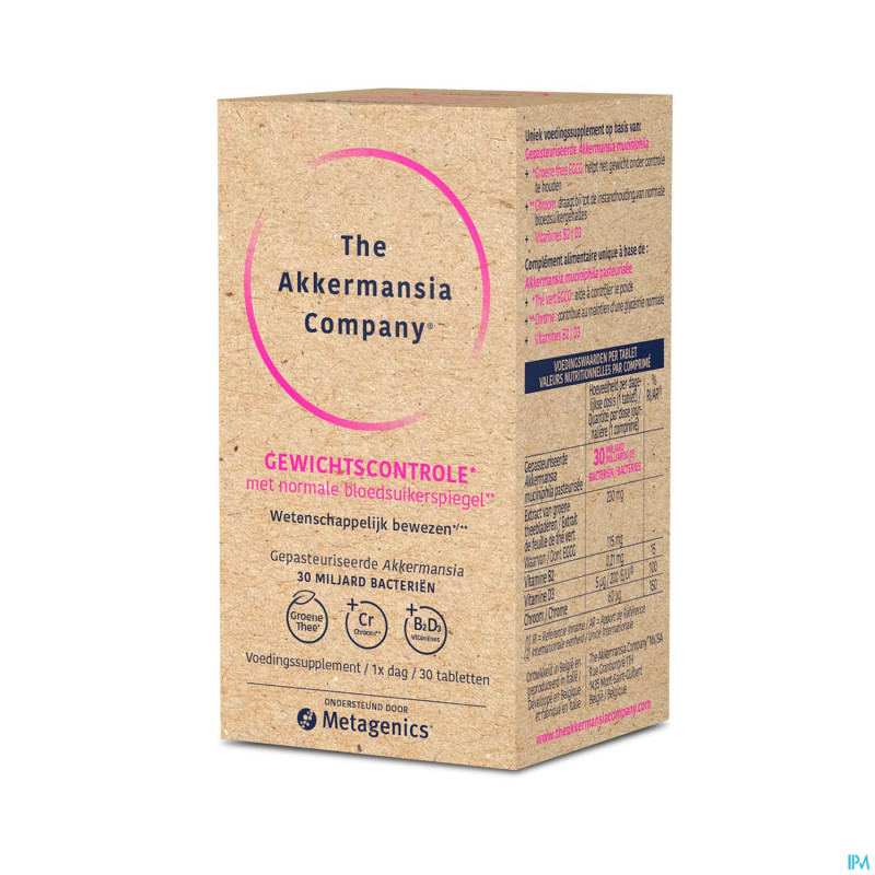 Akkermansia company gestion poids    comp 30