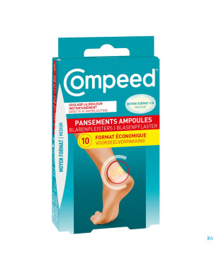 Compeed pansement ampoules moyen format econ.   10