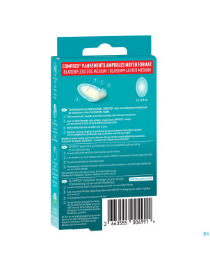 Compeed pansement ampoules moyen format econ.   10