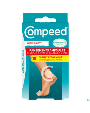 Compeed pansement ampoules moyen format econ.   10