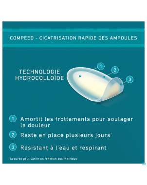 Compeed pansement ampoules moyen format econ.   10